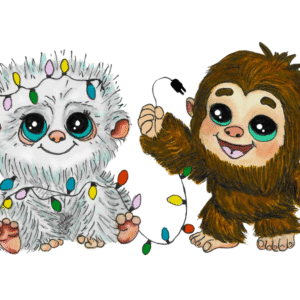 Wishing You Hairy Holiday's - From Sasquatch and Yeti